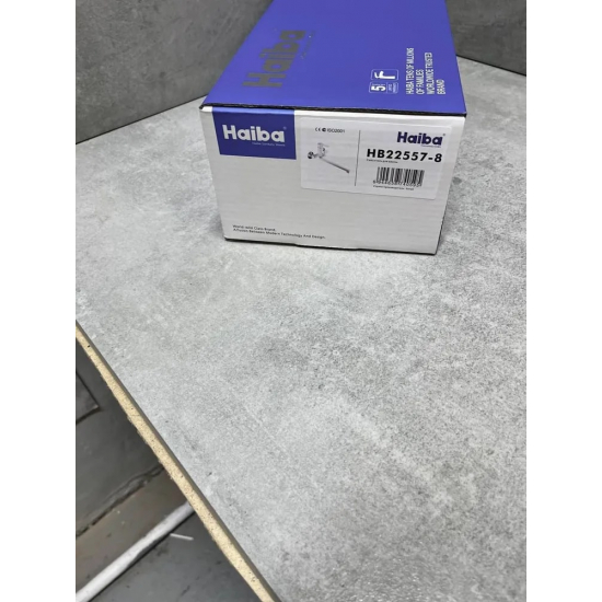 Смеситель для ванны HAIBA HB557-8 HB22557-8 белый/хром
