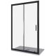 Душевая дверь в нишу BAS Good door Idea WTW-110-C-B 110x195 стекло прозрачное, профиль чёрный