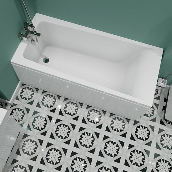 Акриловая ванна MIRSANT Алушта 155x70 Premium