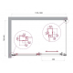 Душевой уголок BelBagno LUCE-AH-1-120/80-C-Cr стекло прозрачное, профиль хром