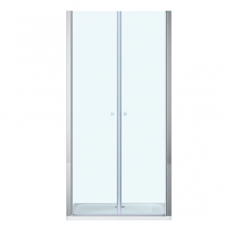Душевая дверь в нишу BelBagno ETNA-B-2-140-C-Cr стекло прозрачное, профиль хром