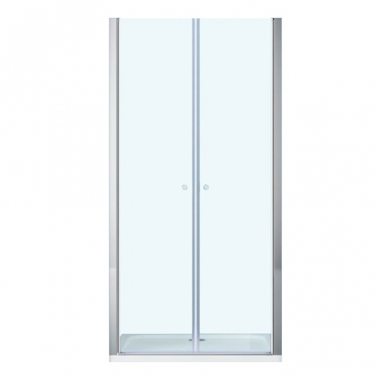 Душевая дверь в нишу BelBagno ETNA-B-2-140-C-Cr стекло прозрачное, профиль хром