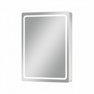 Зеркало-шкаф MIXLINE Симпл 50x70 белый универсальный, с подстветкой