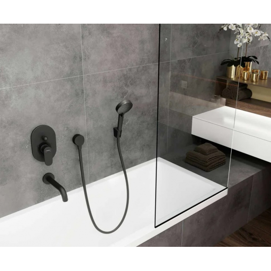 Встраиваемый смеситель для душа и ванны HANSGROHE Vernis Blend 71449670 чёрный
