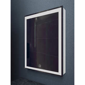 Зеркало-шкаф MIXLINE Минио 60x80 левый, с LED подсветкой