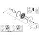 Встраиваемый смеситель для душа и ванны GROHE Eurostyle 29098LS3 белая луна