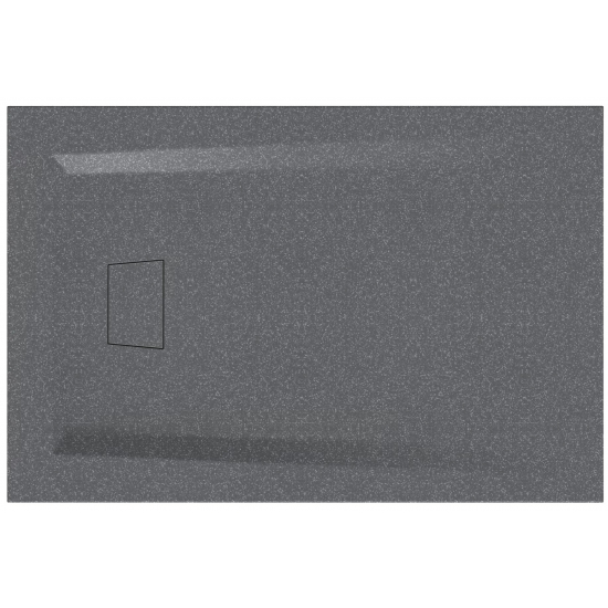 Душевой поддон BAS Good Door Атриум 110x80 литьевой мрамор, серый (без слива / ножек / экрана)