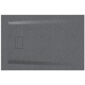 Душевой поддон BAS Good Door Атриум 120x80 литьевой мрамор, серый (без слива / ножек / экрана)