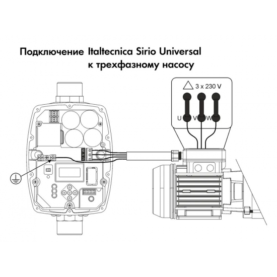 Частотный преобразователь для управления насосом ITALTECNICA SIRIO 