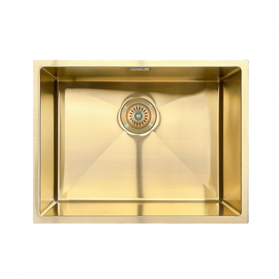 Мойка для кухни врезная SEAMAN Eco Marino SME-580 Gold Satin золото
