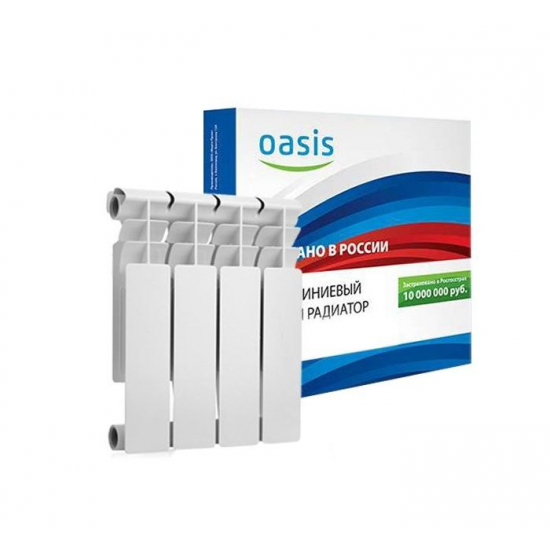 Радиатор алюминиевый OASIS 350/80  1 секция