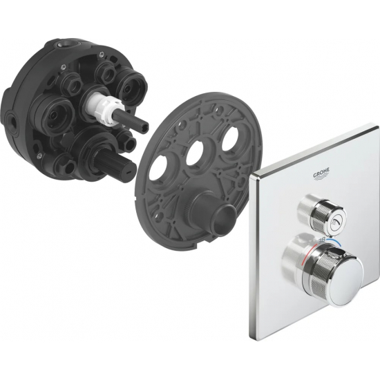 Термостатический смеситель встраиваемый GROHE Grohtherm SmartControl 29123000 для душа, хром