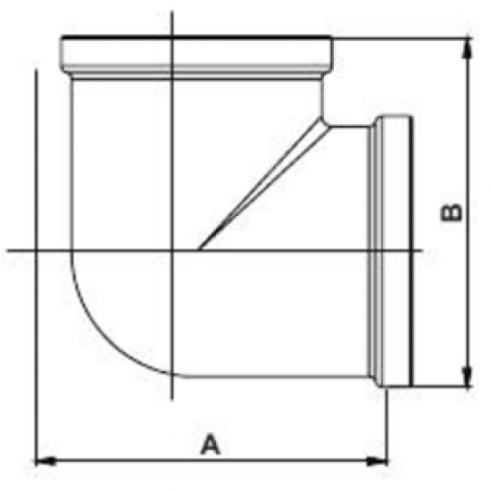 Уголок резьбовой FRAP F324.0606 - 1" x 1" вн.-вн.