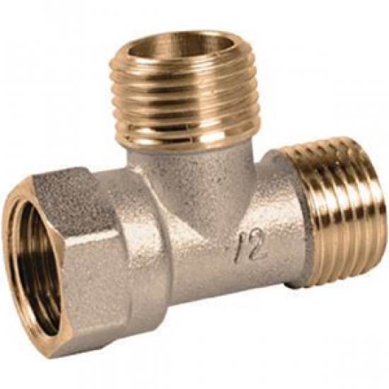 Тройник резьбовой FRAP F333.0404 - 1/2"x1/2"x1/2" вн.-нар.-нар.