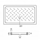 Душевой поддон RGW CR 70x120 керамический, белый