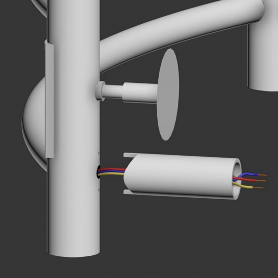 Полотенцесушитель электрический MIXLINE Vega 80x50 382 Вт, полка, белый