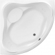 Акриловая ванна AQUANET Malta new 00205410 150x150 см, угловая, с каркасом, четверть круга