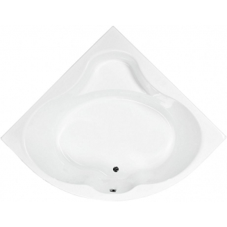 Акриловая ванна AQUANET Santiago 00205545 160x160 см, угловая, с каркасом, четверть круга
