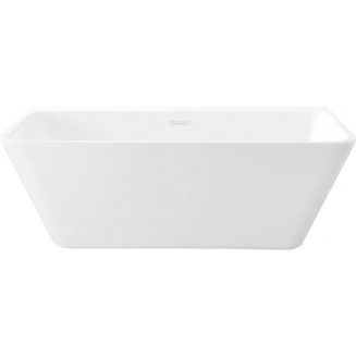 Акриловая ванна AQUANET Perfect 260056 170x75 см, с ножками, со сливом-переливом, белая матовая