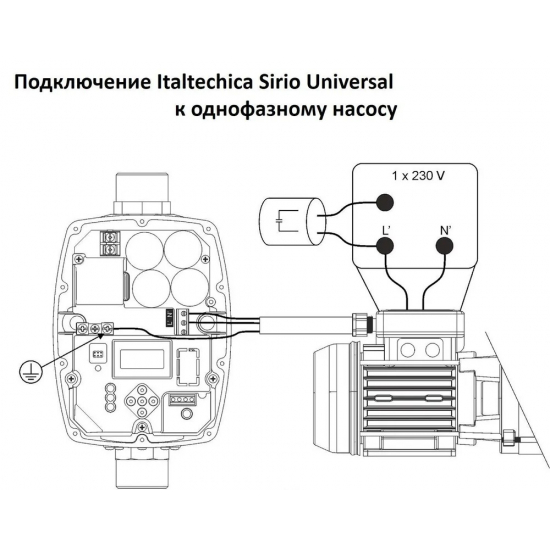 Частотный преобразователь для управления насосом ITALTECNICA SIRIO 