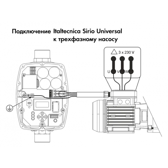 Частотный преобразователь для управления насосом ITALTECNICA SIRIO 