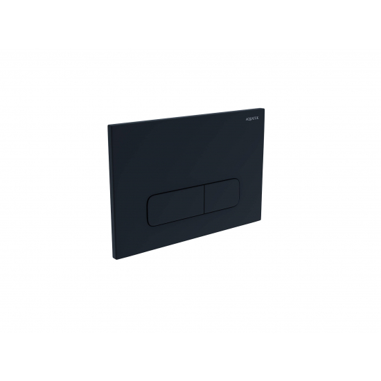Кнопка для инсталляции AQUATEK PNS-0000010 (002DQ) чёрный матовый, пневматическая