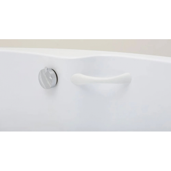 Акриловая ванна AQUANET Capri 00205345 L 170x110 см, угловая, с каркасом, асимметричная