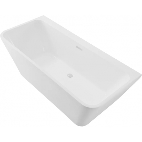 Акриловая ванна AQUANET Perfect 260050 170x75 см, отдельностоящая, с ножками, со сливом-переливом