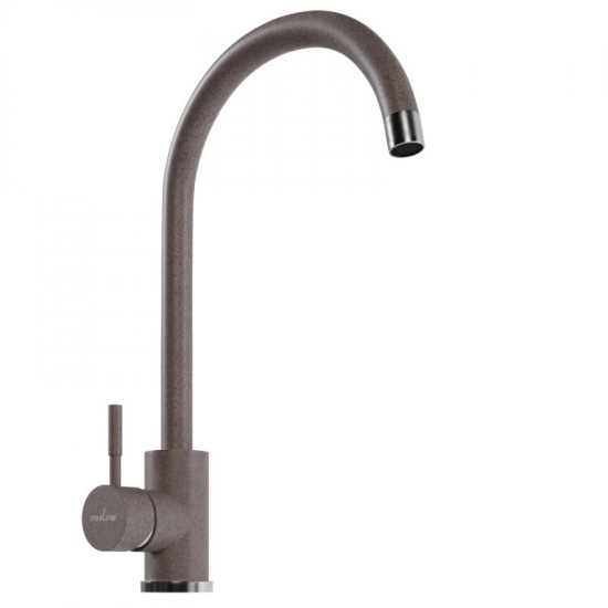 Смеситель для кухни из нержавеющей стали MIXLINE ML-GS15 (302), песочный