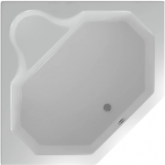 Акриловая ванна АКВАТЕК Лира LIR150-0000032 150x150 с каркасом и фронтальным экраном