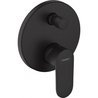 Встраиваемый смеситель для душа и ванны HANSGROHE Vernis Blend 71467670 матовый чёрный