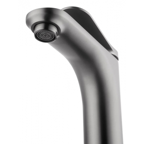 Смеситель для раковины WONZON & WOGHAND WW-A40482-BGG тёмный графит