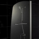 Шторка для ванны 1MarKa P-03 82x150 профиль хром, стекло прозрачное