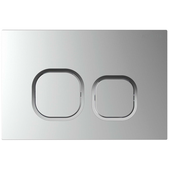 Кнопка для инсталляции AQUATEK KDI-0000058 (BC) хром матовый, клавиши квадрат