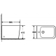 Биде напольное Weltwasser WW SK Gelbach 003 GL-WT белый глянец