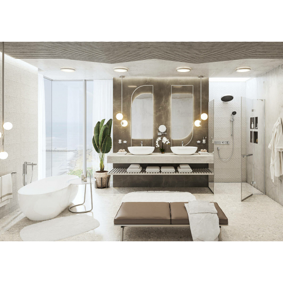 Термостатический смеситель встраиваемый HANSGROHE RainSelect 15380000 для душа, хром