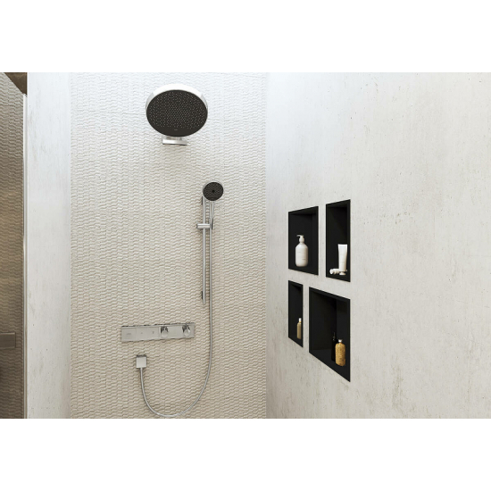 Термостатический смеситель встраиваемый HANSGROHE RainSelect 15380000 для душа, хром