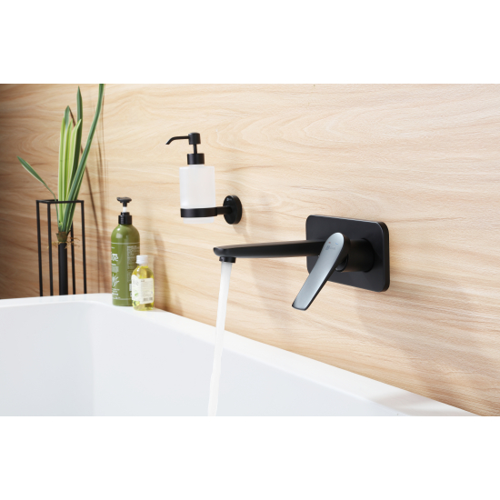 Смеситель для раковины LEMARK Bronx LM3726BL С ВНУТРЕННЕЙ ЧАСТЬЮ чёрный