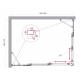 Душевой уголок BelBagno LUCE-AH-22-145/110-C-Cr стекло прозрачное, профиль хром