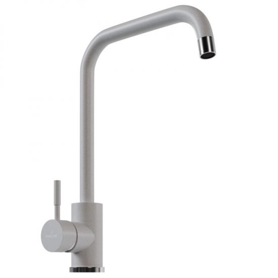 Смеситель для кухни MIXLINE ML-GS12 (341) из нержавеющей стали, молоко