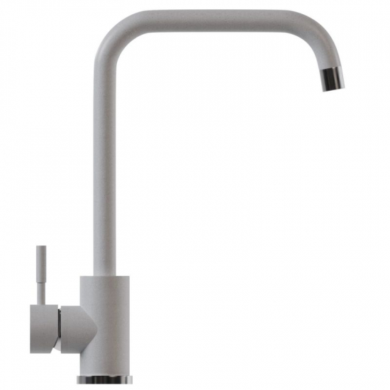 Смеситель для кухни MIXLINE ML-GS12 (341) из нержавеющей стали, молоко