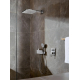 Шланговое подключение HANSGROHE Fixfit Porter 300 26456400 держатель для душа, хром/белый