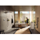 Шланговое подключение HANSGROHE Fixfit Porter 300 26456400 держатель для душа, хром/белый
