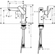 Смеситель для раковины HANSGROHE Talis E 71754000 с донным клапаном