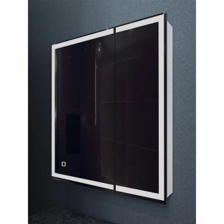 Зеркало-шкаф MIXLINE Минио 70x80 левый, с LED подсветкой