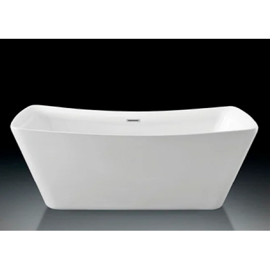 Акриловая ванна АКВАТЕК Верса AQ-4880 180x80 см, отдельностоящая, с ножками, со сливом-переливом