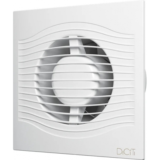 Вытяжной вентилятор DICITI Slim 6C D150 с обратным клапаном
