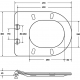 Унитаз подвесной BELBAGNO Amanda BB051CH-TOR-FC безободковый, крышка BB2011SC с микролифтом