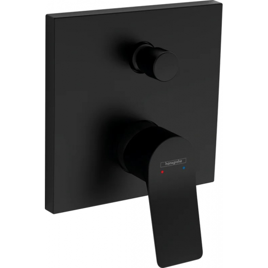 Встраиваемый смеситель для душа и ванны HANSGROHE Vivenis 75415670 матовый чёрный