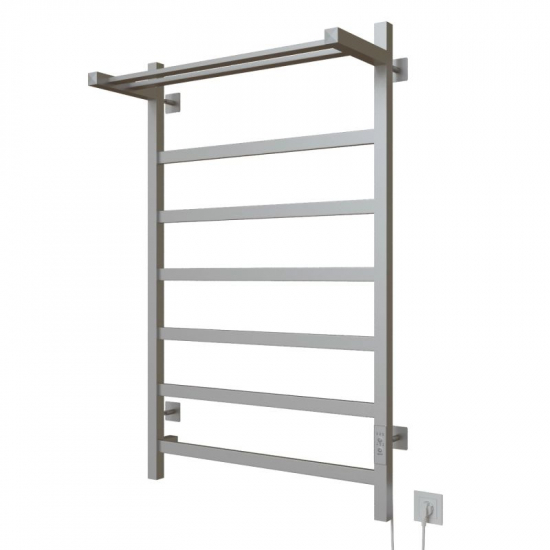 Полотенцесушитель электрический MIXLINE Favorite 80x50 481 Вт, полка, матовый